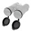 4 Pieces Binoculars Protective Rubber Objective Lens Cap Binocular Best Protect 61-63MM 5