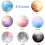 LINLIN round mouse pad soft non-slip 8.5 inch 8