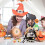 Halloween candy bags mummy pattern reusable drawstring 6