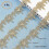 Gold Lace Trim Heart Edge Polyester 5 Yards 2