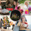 DIY embroidery kit for canvas tote bag with pattern, hoops, 4