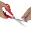 Luckky 8-inch scissors ultra sharp 2.5mm blade purple 4