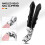 Tkrady toenail clippers angled head 2 pcs black 4