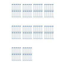 100Pcs Replacement Shower Filter for Hard Water - High Output Shower Water Filter to Remove Chlorine and Fluoride