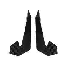 Car Front Bumper Lip Splitter Fin Air Knife Auto Kit Car Spoiler for 10TH Type-R 2019-2021 Carbon Fiber