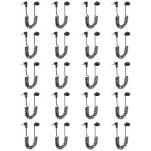 20X Fones de Ouvido de Mola de 3,5 mm Fones de Ouvido de Lado Único Fones de Ouvido com Fio para Celular MP3 Computador