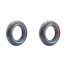 2X Pneu Solide 10 Pouces 10X2,5 pour Roue de Remplacement pour Scooters Électriques Max G30 G30P G30LP G5 G6