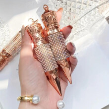 (Matches the image, 1PCS) Queen's Scepter Black Waterproof Mascara Lengthens Eyelashes Extension Thick Silk Fiber Mascara Female Makeup Eye Cosmetics