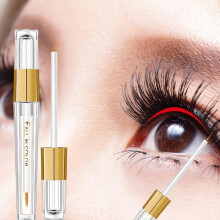(Matches the image) Transparent Lengthening Volumizing Waterproof Non-smudging Mascara Primer Fine Brush Head Lash Base Makeup