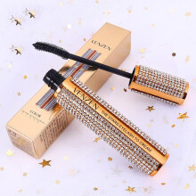 (Matches the image, 8g) Glossy Long Mascara Waterproof Fiber Curling Makeup Thickening Non-Smudge Eyelash Growth Liquid Quick Dry