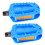 Kids Rubber Bike Pedals Flat Non-Platform Pair 2