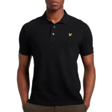 (Jet Black, 2XL) Lyle & Scott Mens Polo Shirt Short Sleeve Golf Tee