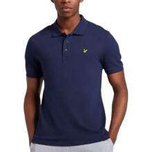 (Navy, M) Lyle & Scott Mens Polo Shirt Short Sleeve Golf Tee