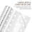 STOBOK cellophane gift wrap rolls 80x3000 cm 3 mil 5