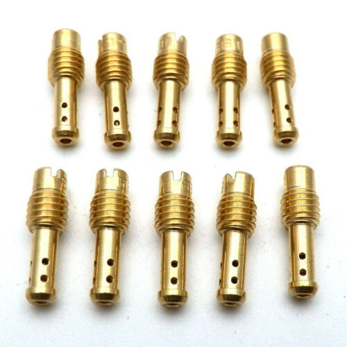 10 τεμάχια κιτ πιλότου καρμπυρατέρ αργής έγχυσης για Mikuni VM/TM/TMX Carb8Bleed τρύπες 2
