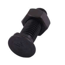 Sæt med to-næsede plovbolte M14x40 mm klasse 12.9 Waryński (sælges i sæt af 25)