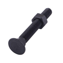 Komplet plovbolt med støtte D 608 M12x100 mm klasse 10.9 Waryński (sælges i pakker af 10 stk.)