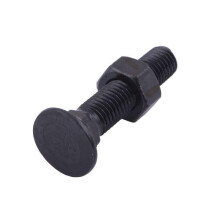 Komplet plovbolt med støtte D 608 M12x55 mm klasse 10.9 Waryński (sælges i sæt af 25)