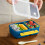 YOTQUSKI bento box wheat straw 2-compartment 2