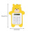 Mini Animal Calculator 8-Digit Portable with Key Ring 3