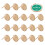 Guangmc alloy flat earring posts studs 20 pcs 5