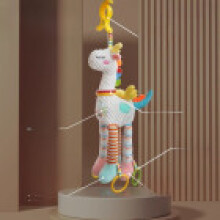 (Style14)Cloche hochet de voyage bébé avec jouet en métal pour poussette bébé et décoration chambre