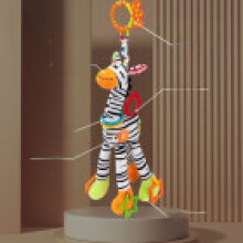 (Style20)Cloche hochet de voyage bébé avec jouet en métal pour poussette bébé et décoration chambre