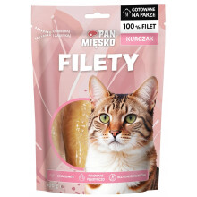 PAN MIĘSKO Chicken fillets - cat treats - 100g