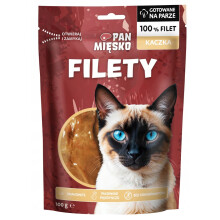 PAN MIĘSKO Duck fillets - cat treats - 100g