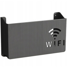 VÆGBESLAG, VÆGHYLDE, DÆKSLET TIL WIFI-ROUTERSWITCH, SORT WI-FI