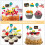 Cake Decorations Paper Cups White Cardboard 18 Pcs 5