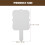 Handheld Fan Sublimation Blank for DIY Wedding Decor 5