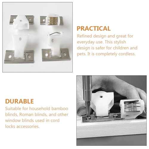 Roman Blind Cord Lock Set 4 Pieces 2