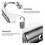 Blind Wand Hook Tip Replacement Metal 4Pcs 4