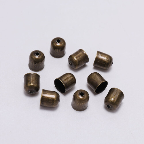 Haust earring tassel fixing caps 2 packs 12x12mm assorted 2