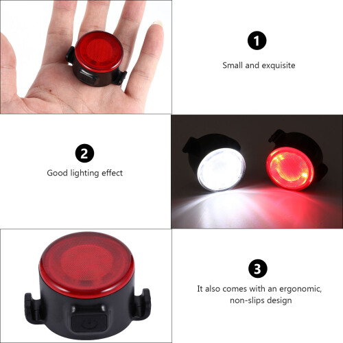 Bike Light Set Front and Rear USB Rechargeable Waterproof 2