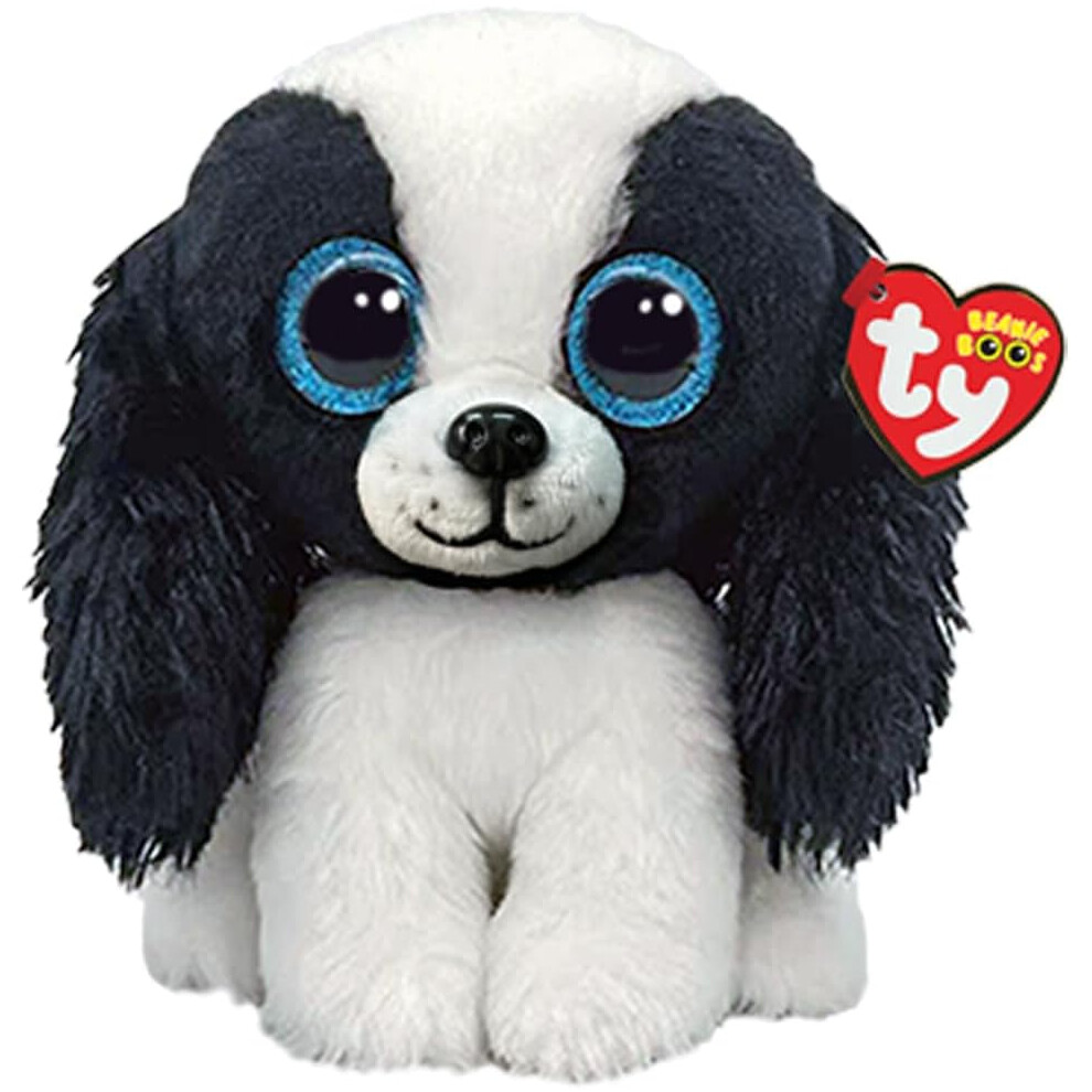 Photos - Other Toys Ty Beanie Boos Collection Sissy the Black and White Dog 15cm Soft Plush Toy