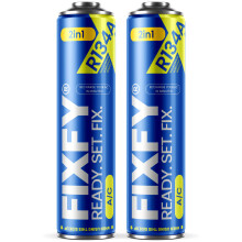 FIXFY 2-i-1 aircondition refill gas 500ml - 2x STOR DÅSE +70% R134a