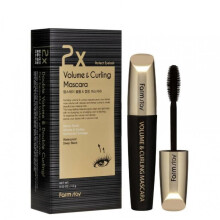 (Matches the image, 2pcs) FARM STAY Volume & Curling Mascara 12g Rich Volume Lash, Power Curling, Long-Lasting