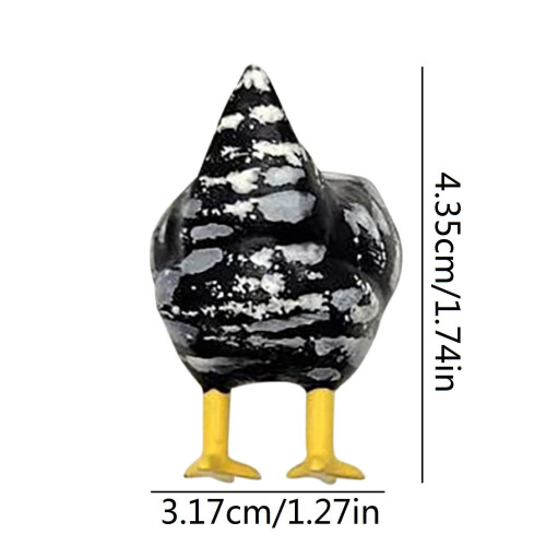 Chicken Butt Magnet Set Refrigerator Decor 2 Pieces 1
