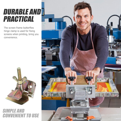 Butterfly Clip Hinge Clamp for Silk Screen Printing 2