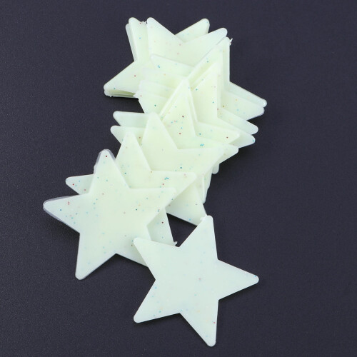 Glow-in-the-Dark Star Wall Stickers 100 pcs 2