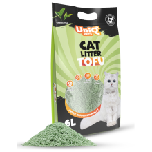 UNIQ PETS TOFU MACSKAALOM biológiailag lebomló 2,5 kg zöld tea ízű