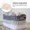 Crochet Basket Wooden Base 5 Pieces 3