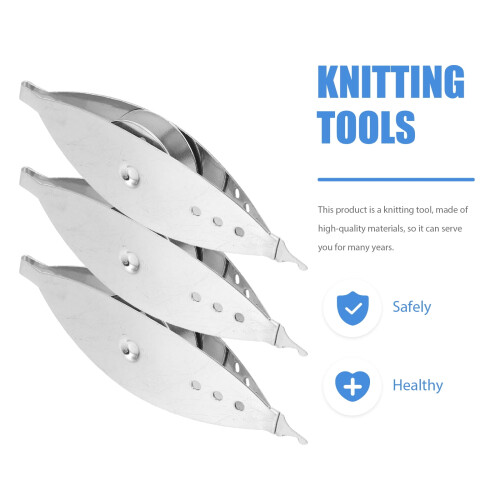 Knitting Kit Metal Bobbin Core 3 Pcs 1