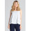 Elegant ærmeløs bluse - grå bluse M679 størrelse M 1