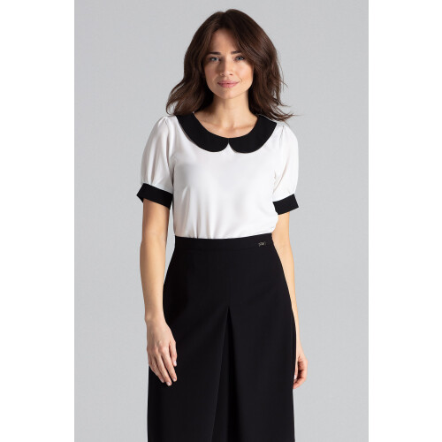 Bluse L007 Ecru M