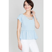Bluse K396 Blå L/XL