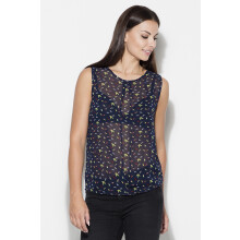 Bluse K139 Marineblå S