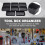 Tool Box Organizer and Storage Tray, Tool Box Drawer Organizer Bins, Toolbox Organizer Tray Divider Set, Black 32 Pack 4